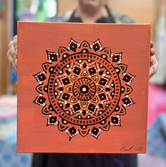 NDIS Art Class: Mandala Painting