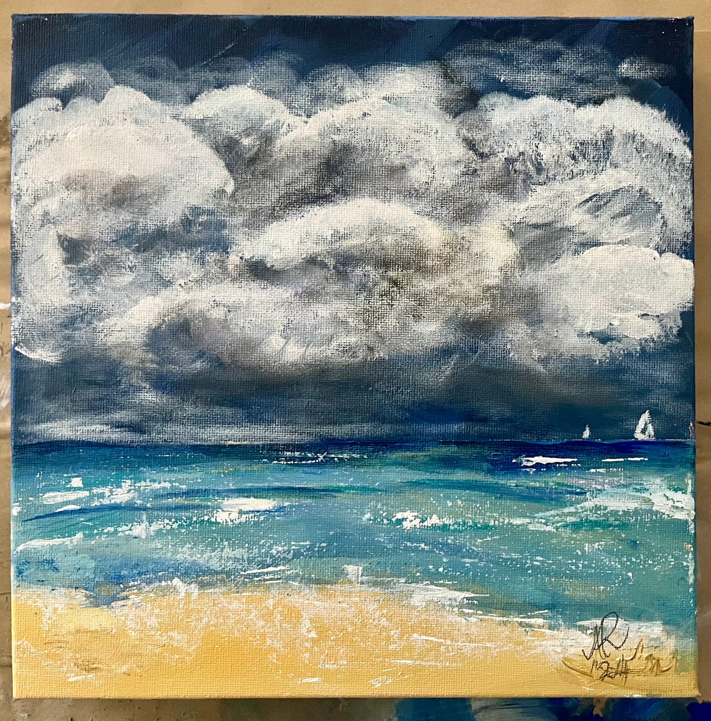 Paint n Sip - Stormy Seas
