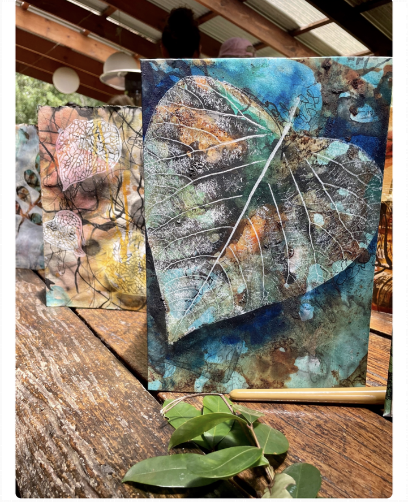 Holiday Workshop:  Inspired by Nature Painting and Printing