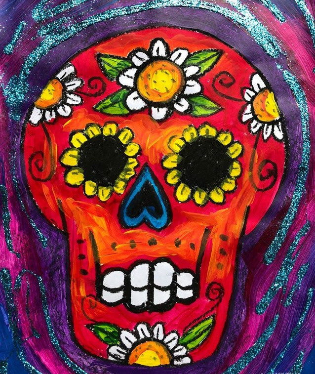 Holiday Workshop: Colourful Mexican Skull Painting