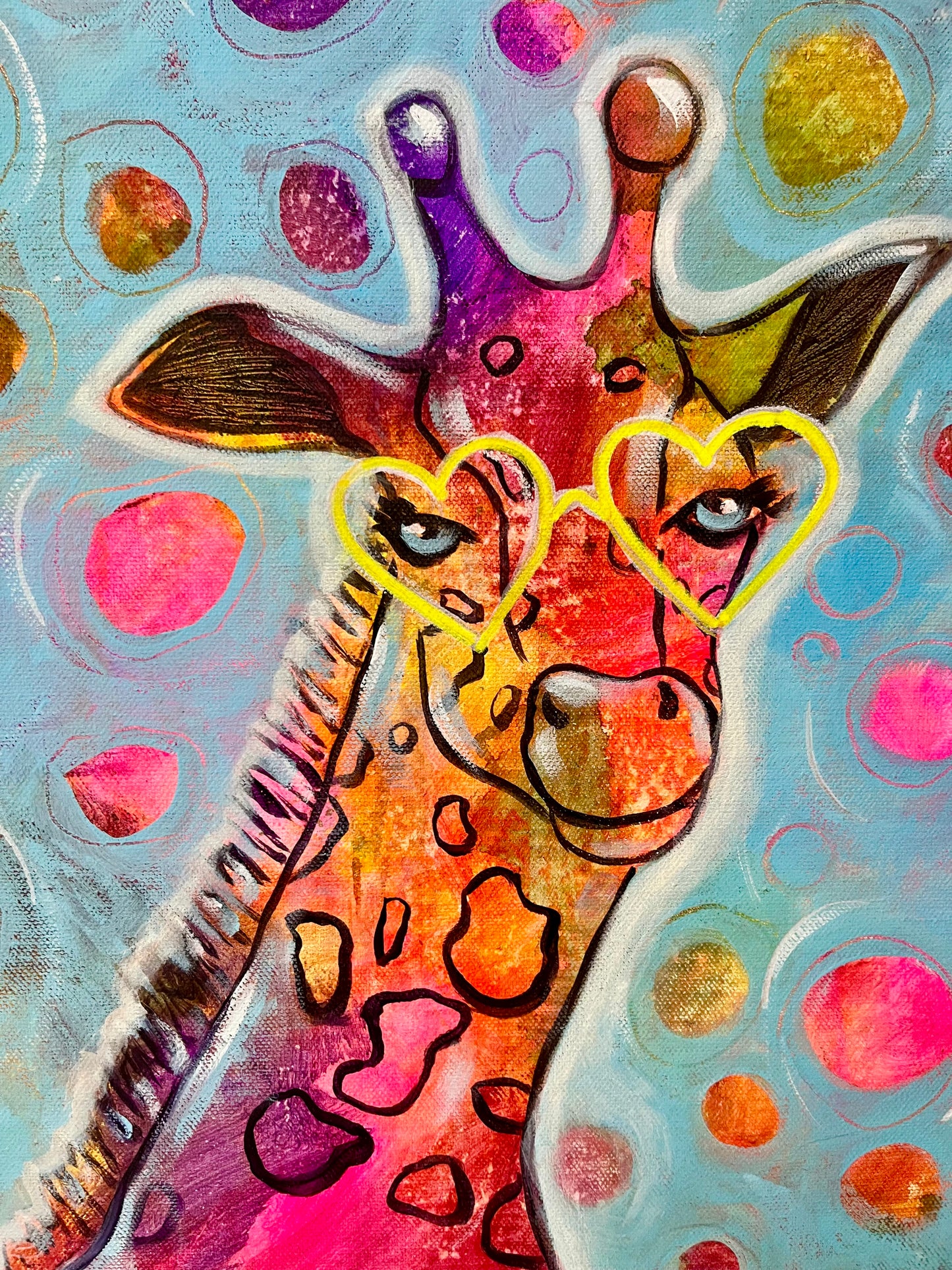 Kids Paint Party-Bubble Giraffe