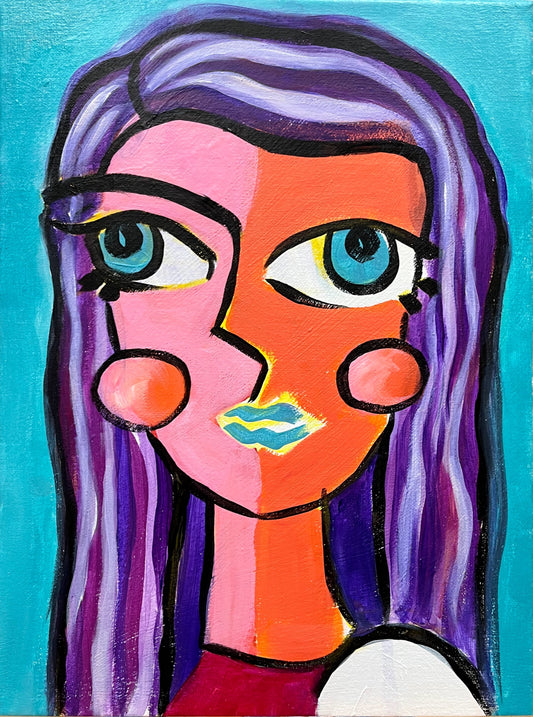 Kids Paint Party-Picasso Portrait
