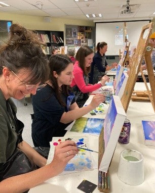 Paint and Relax: Corporate and University- Art for Well-Being